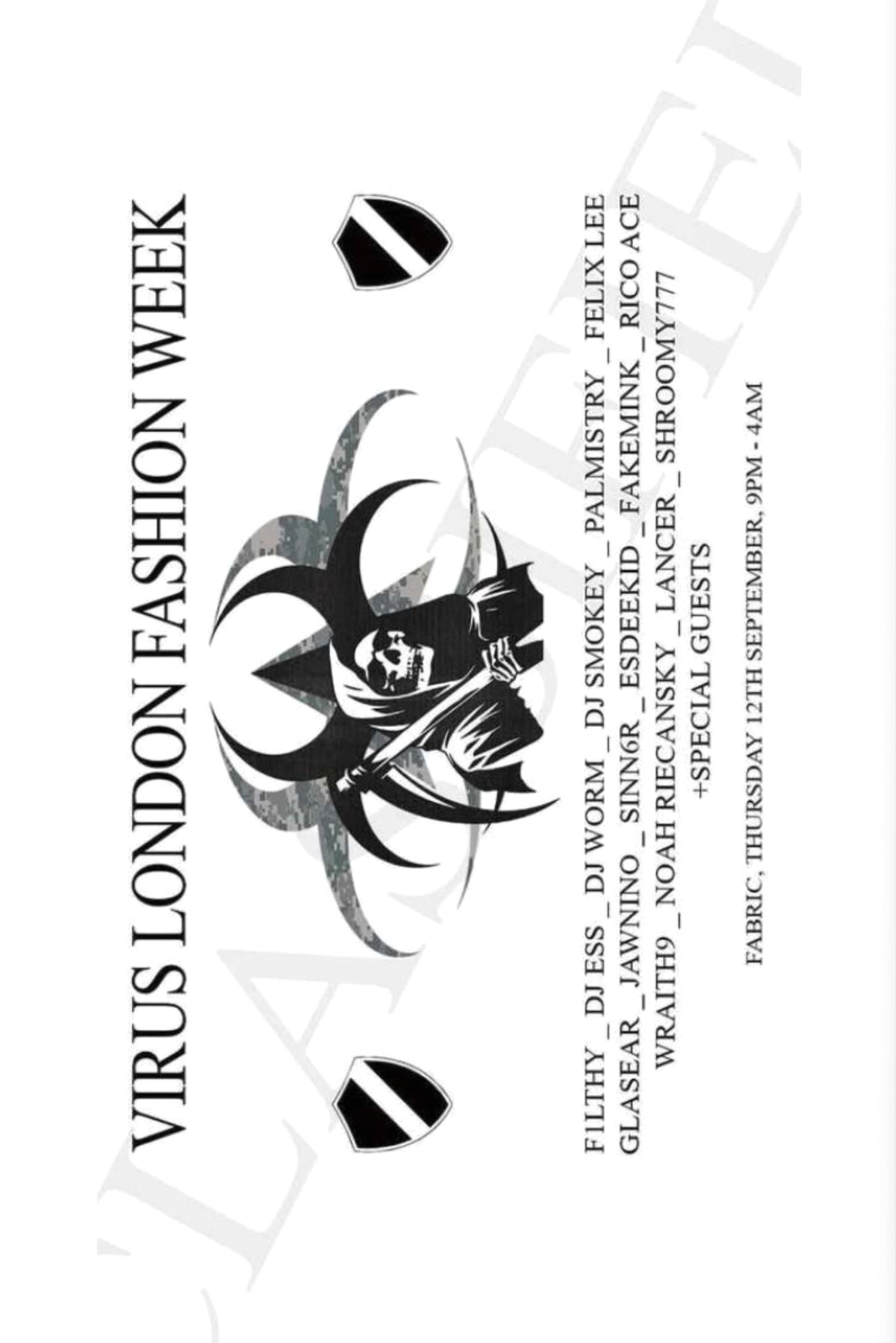 UK Underground Show Posters 2022-2025