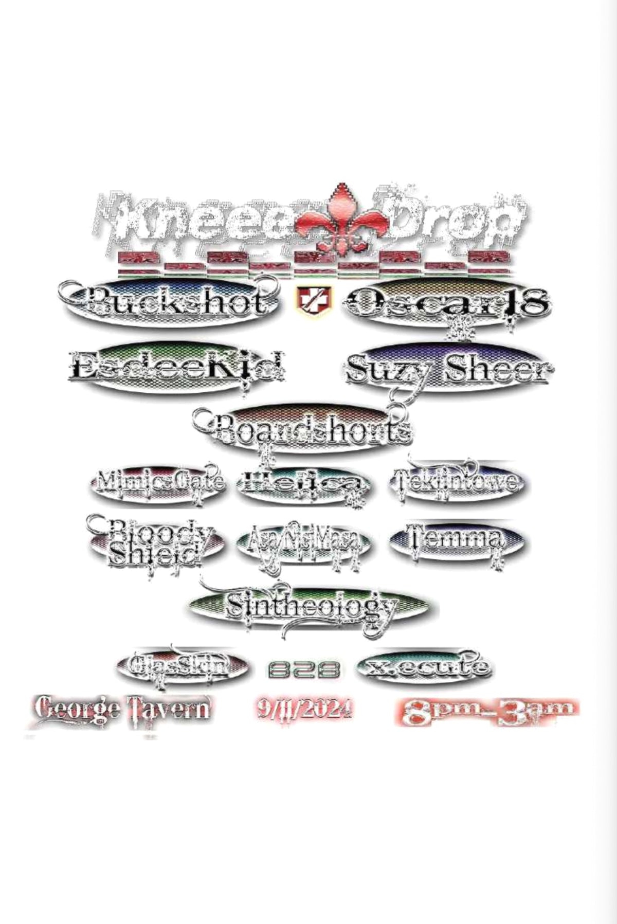 UK Underground Show Posters 2022-2025